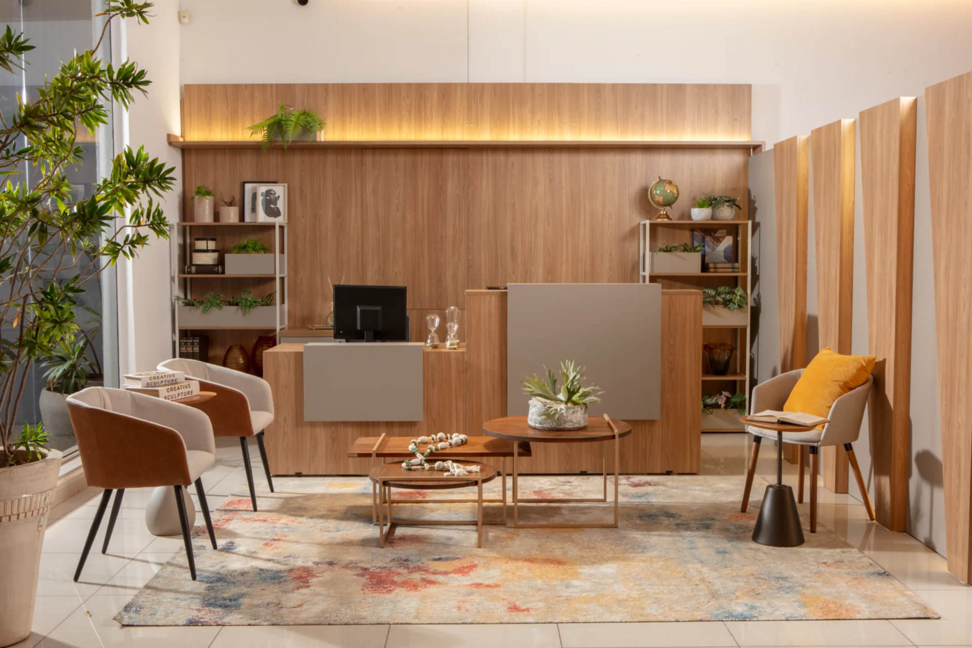 Imagem destacada - Balcão Office Wooden