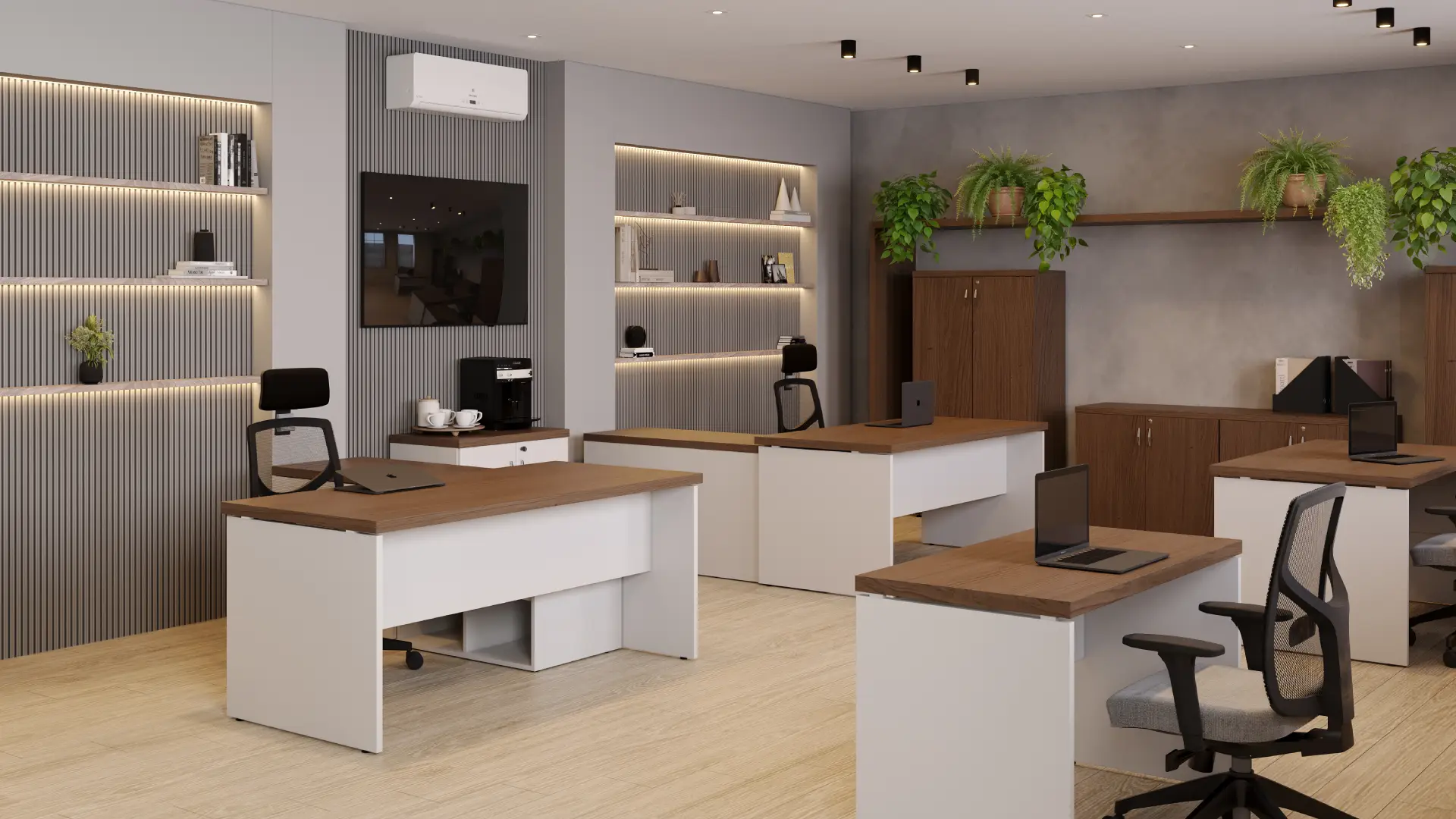 Imagem destacada - Armário Credenza 4 Portas Unisystem